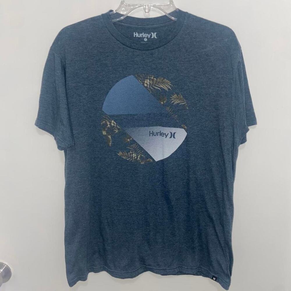 Men's Heather Blue Soft Hurley Skater T-shirt